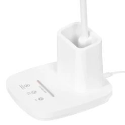 Sklep Kaja Lampka biurkowa z pojemnikiem na długopisy K-BL1301 BIAŁY z serii TOLA