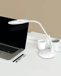 Sklep Kaja Lampka biurkowa z wbudowaną lupą K-BL1208 BIAŁY SOLO | Kaja