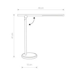 Sklep Kaja Lampka biurkowa ze zintegrowanym LED-em 8358 | Kaja Oświetlenie