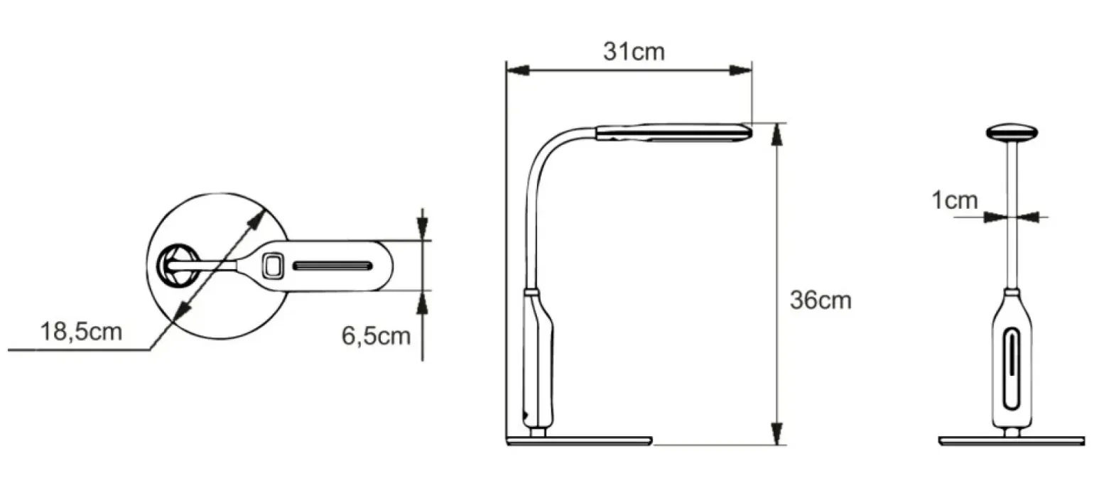Sklep Kaja Lampka LED ze zmienną barwą K-BL1072 MIDA | Kaja Oświetlenie