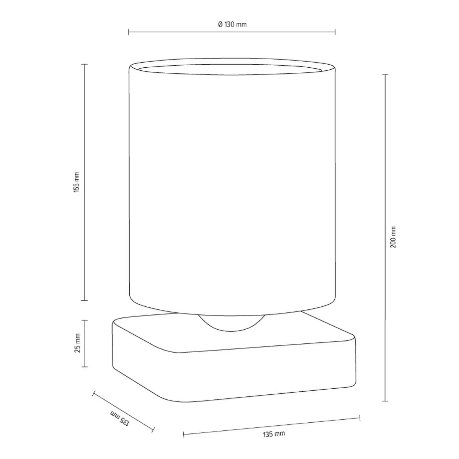 Sklep Kaja Lampka na drewnianej postawie, na szafkę nocną 7522174 JENTA | Kaja