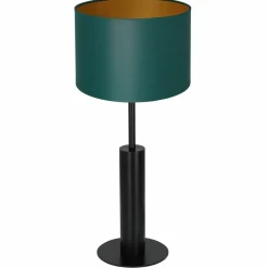 Sklep Kaja Lampka nocna w kolorze butelkowej zieleni LX 3680 z serii TABLE LAMPS