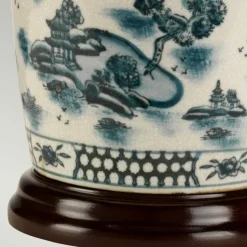 Sklep Kaja Lampka nocna z abażurem BLUE-TRAD-WP-TL z serii BLUE TRADITIONAL