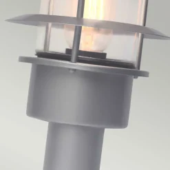 Sklep Kaja Lampka ogrodowa, srebrna 1xE27 HELSINGOR-PED z serii HELSINGOR