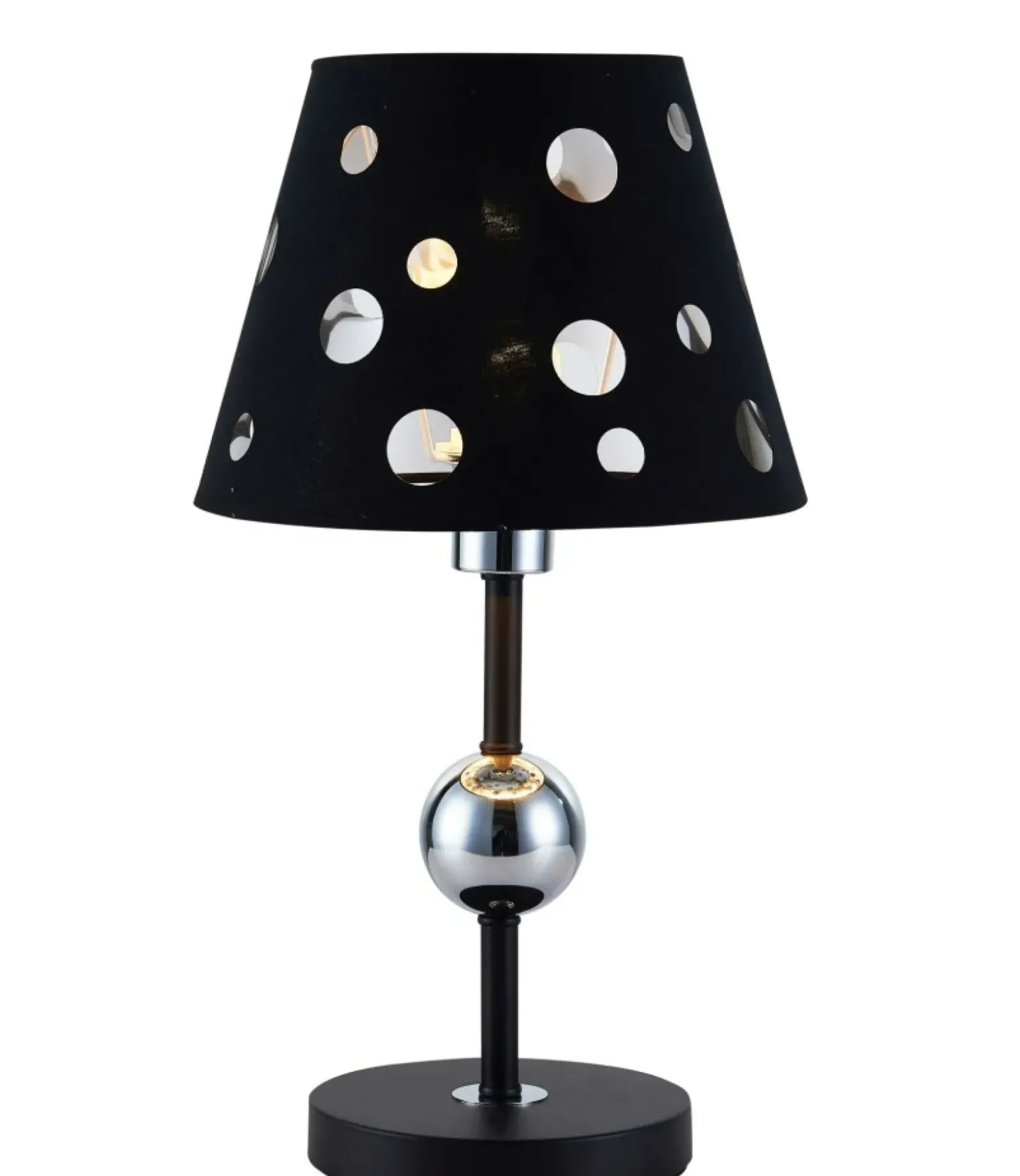 Sklep Kaja Lampka stołowa czarna elegancka LEDEA 50501107 BATLEY | Kaja