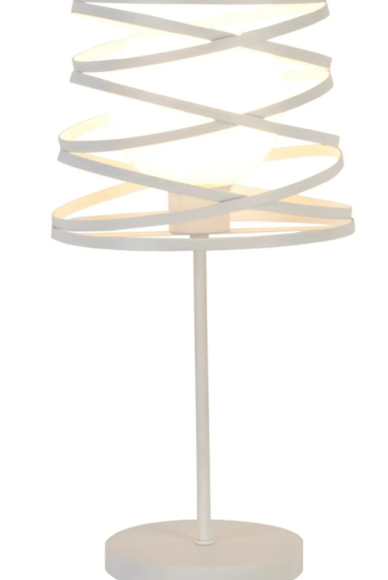 Sklep Kaja Lampka stołowa dekoracyjna biała LEDEA 50501062 AKITA | Kaja