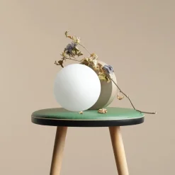 Sklep Kaja Lampka stołowa do salonu modern glamour 1076B17_S z serii BALL | Kaja