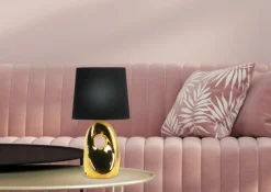 Sklep Kaja Lampka stołowa glamour, do salonu 41-79916 HIERRO | Kaja Oświetlenie