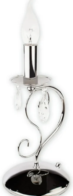 Sklep Kaja Lampka stołowa imitująca świecznik O1958 CH VELIO | Kaja Oświetlenie