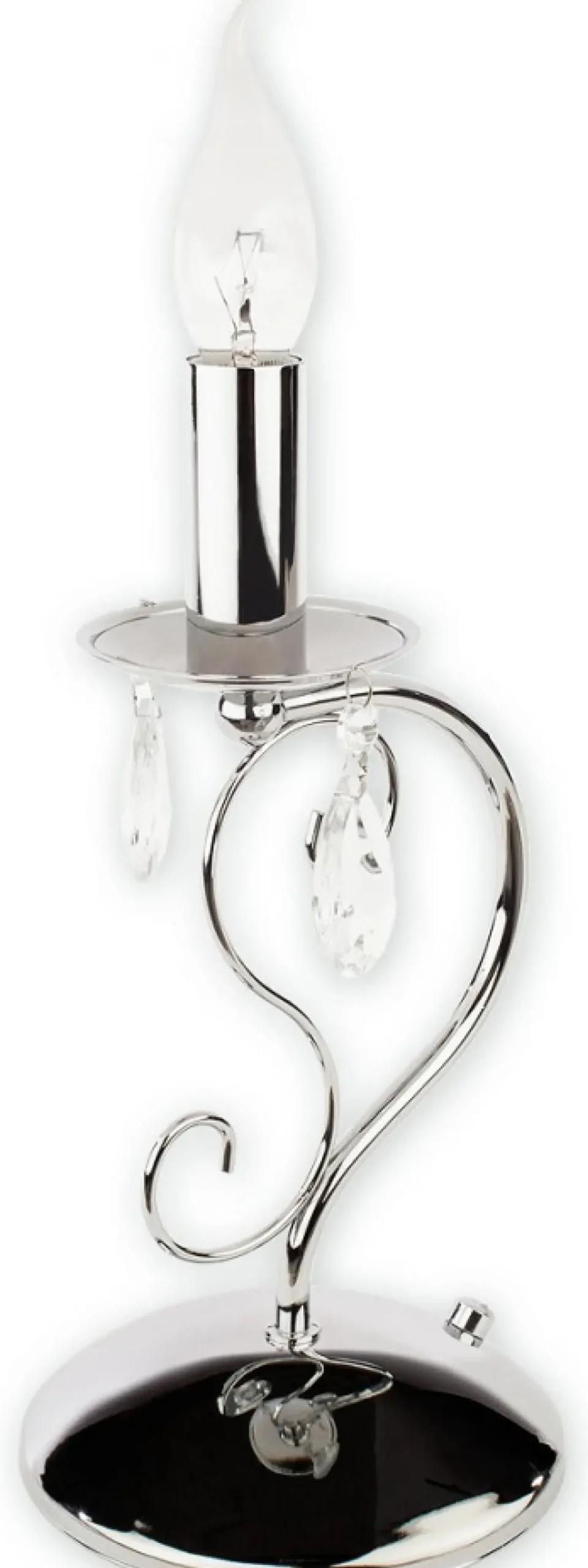 Sklep Kaja Lampka stołowa imitująca świecznik O1958 CH VELIO | Kaja Oświetlenie