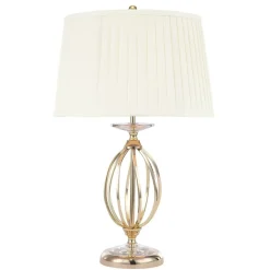 Sklep Kaja Lampka stołowa, kolor kość słoniowa AG-TL-POL-BRASS z serii AEGEAN