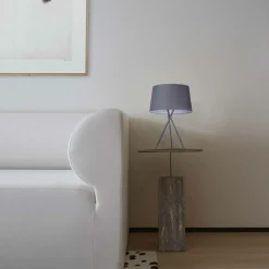 Sklep Kaja Lampka stołowa mały, trójnóg K-4372 REMI GRAY | Kaja Oświetlenie