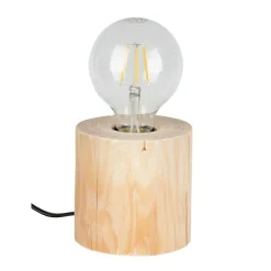 Sklep Kaja Lampka stołowa na drewnianej podstawie 76911150 TRABO TABLE | Kaja