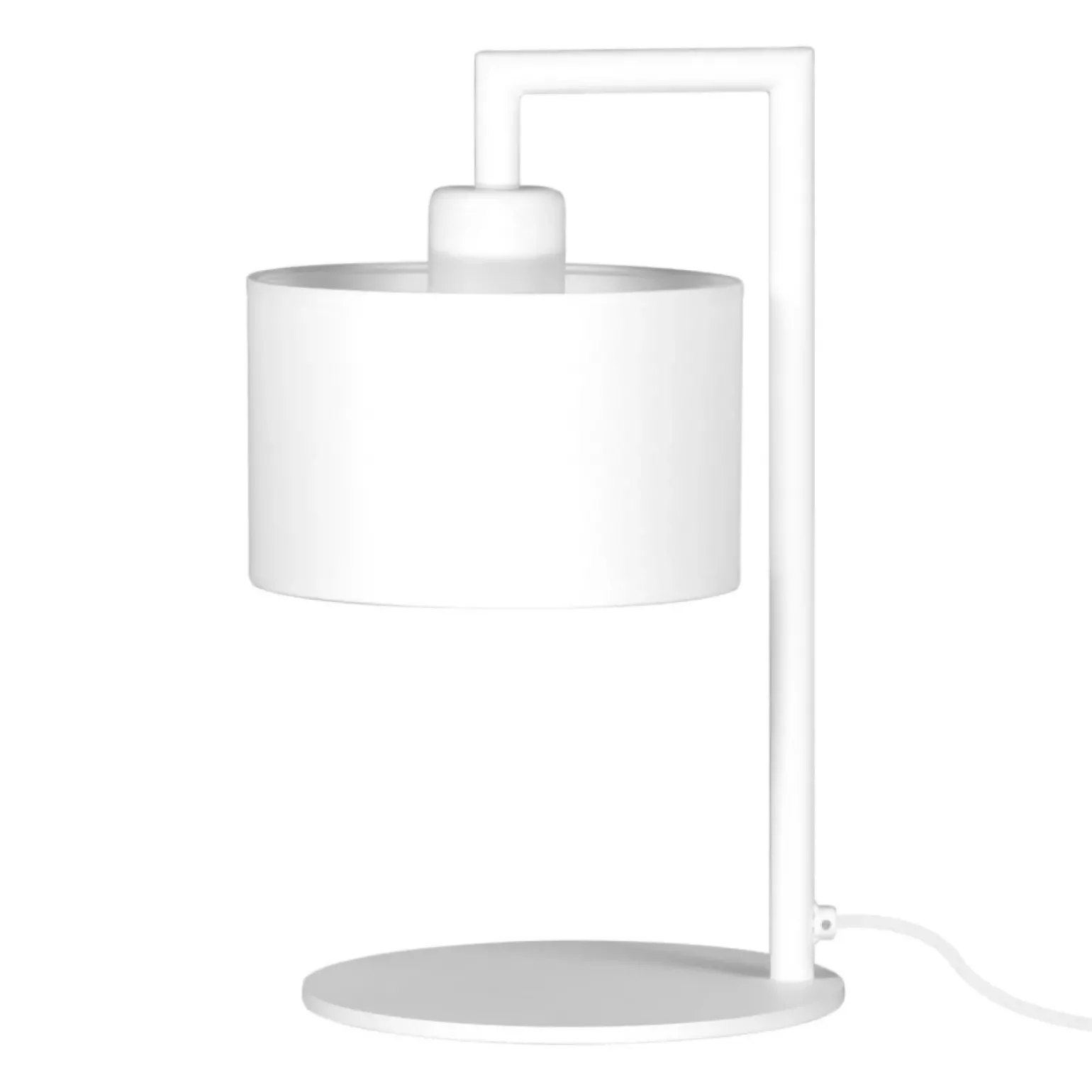 Sklep Kaja Lampka stołowa na prostej podstawie K-4332 SIMONE WHITE | Kaja