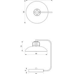 Sklep Kaja Lampka stołowa w klasycznym wydaniu MLP7706 z serii FELIX | Kaja Oświetlenie
