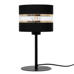 Sklep Kaja Lampka stołowa z abażurem z przezroczystym paskiem K-5206 z serii NICEA