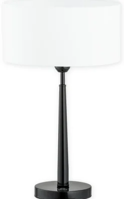 Sklep Kaja Lampka stołowa z białym abażurem O2878 L1 CZA + BIA | Kaja Oświetlenie