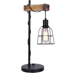 Sklep Kaja Lampka stołowa z drewnianym ramieniem TB-4290-1 PONTE | Kaja