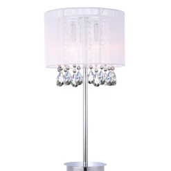 Sklep Kaja Lampka stołowa z kryształkami MTM9262/3P WH ESSENCE | Kaja Oświetlenie