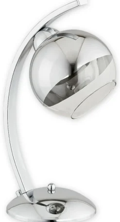 Sklep Kaja Lampka stołowa z lustrzanym kloszem O2528 L1 CH LEO | Kaja Oświetlenie