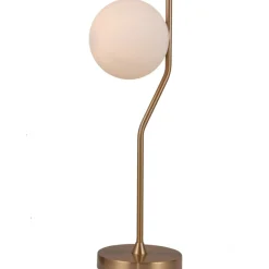 Sklep Kaja Lampka stołowa z okrągłym kloszem TB-3300-1-HBR CARIMI | Kaja