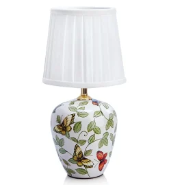 Sklep Kaja Lampka stołowa z podstawką z motywem natury 107039 | Kaja Oświetlenie