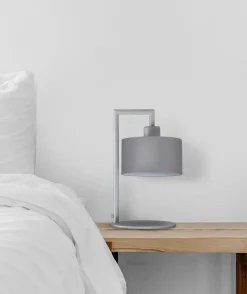 Sklep Kaja Lampka z abażurem, na szafkę nocną K-4342 SIMONE GRAY | Kaja