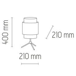 Sklep Kaja Lampka z abażurem, na szafkę nocną TK 5567 BOHO | Kaja Oświetlenie