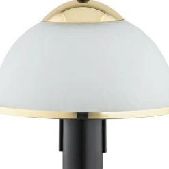 Sklep Kaja Lampka ze złotymi dodatkami O2928 L1 CZA ZL LAVA | Kaja Oświetlenie