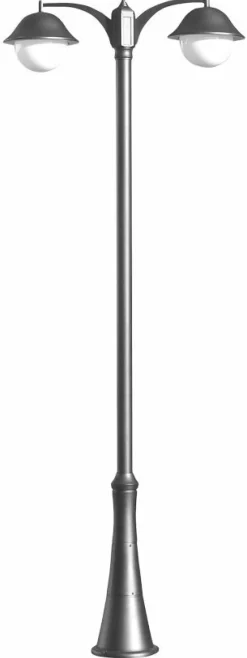 Sklep Kaja Latarnia, dwa punkty światła, wys. 3m OGMW 2 O-BD z serii PRINCE MAX | Kaja Oświ