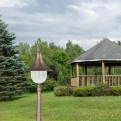 Sklep Kaja Latarnia z kopułowym kloszem K-8129 CZ/ZŁ BOSTON | Kaja Oświetlenie