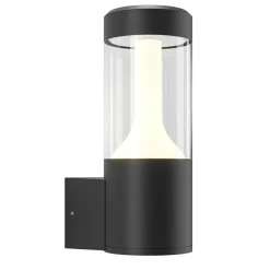 Sklep Kaja Ledowa, czarna lampa ścienna na elewację O590WL-L8B4K z serii KOLN