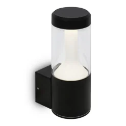 Sklep Kaja Ledowa, czarna lampa ścienna na elewację O590WL-L8B4K z serii KOLN