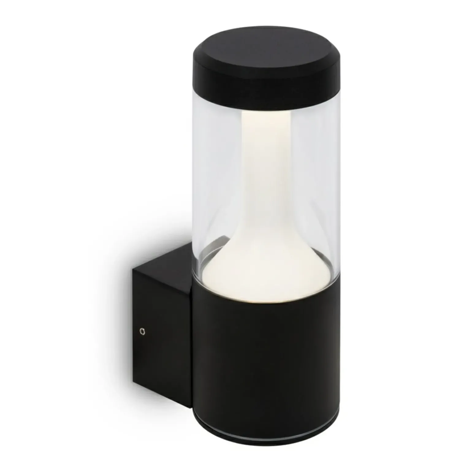 Sklep Kaja Ledowa, czarna lampa ścienna na elewację O590WL-L8B4K z serii KOLN