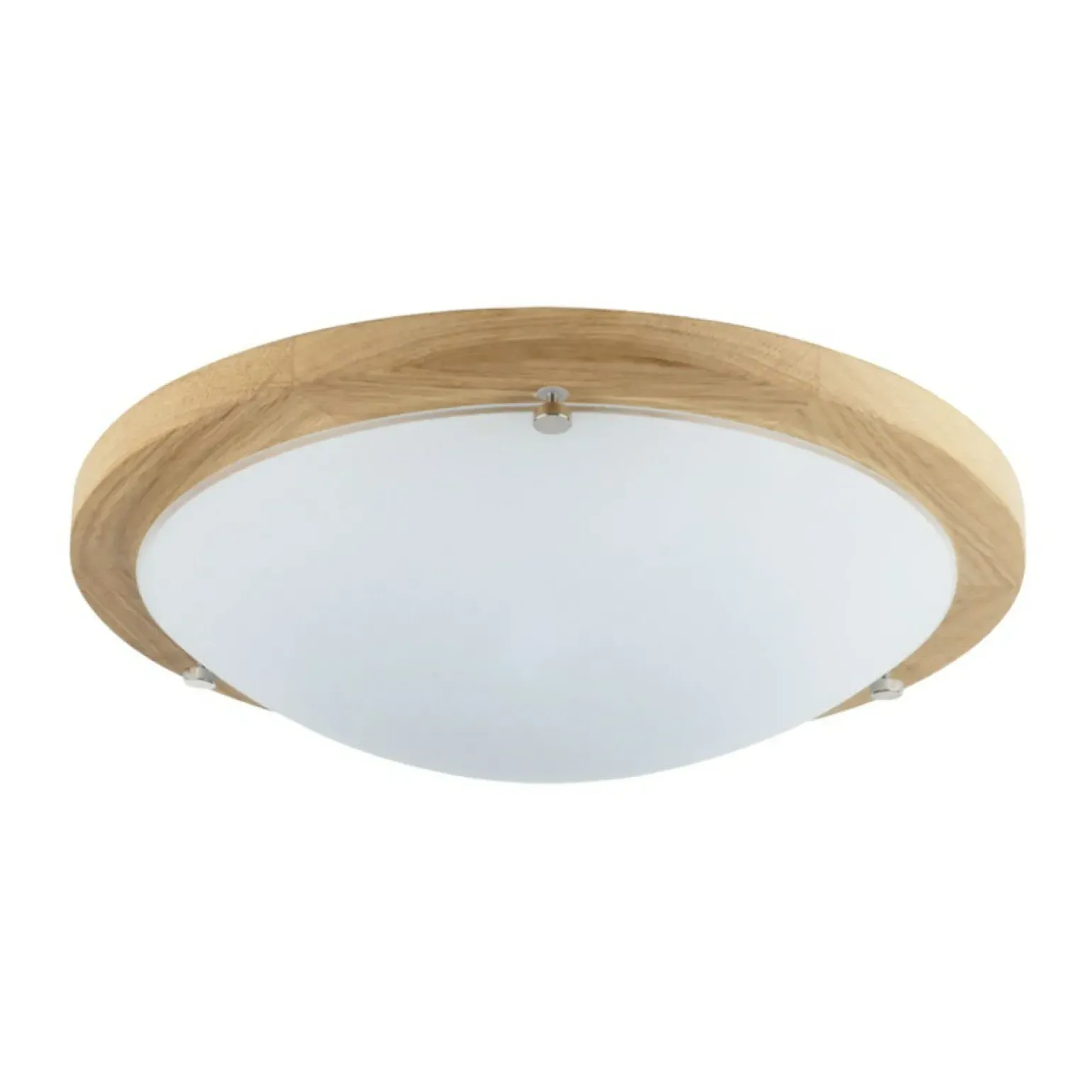 Sklep Kaja Ledowa, drewniana lampa sufitowa - plafon ⌀45cm 4754174 FRIDA | Kaja