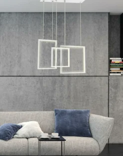 Best Ledowa, geometryczna lampa wisząca A0026-330 KEOS | Kaja Oświetlenie Żyrandole Nowoczesne