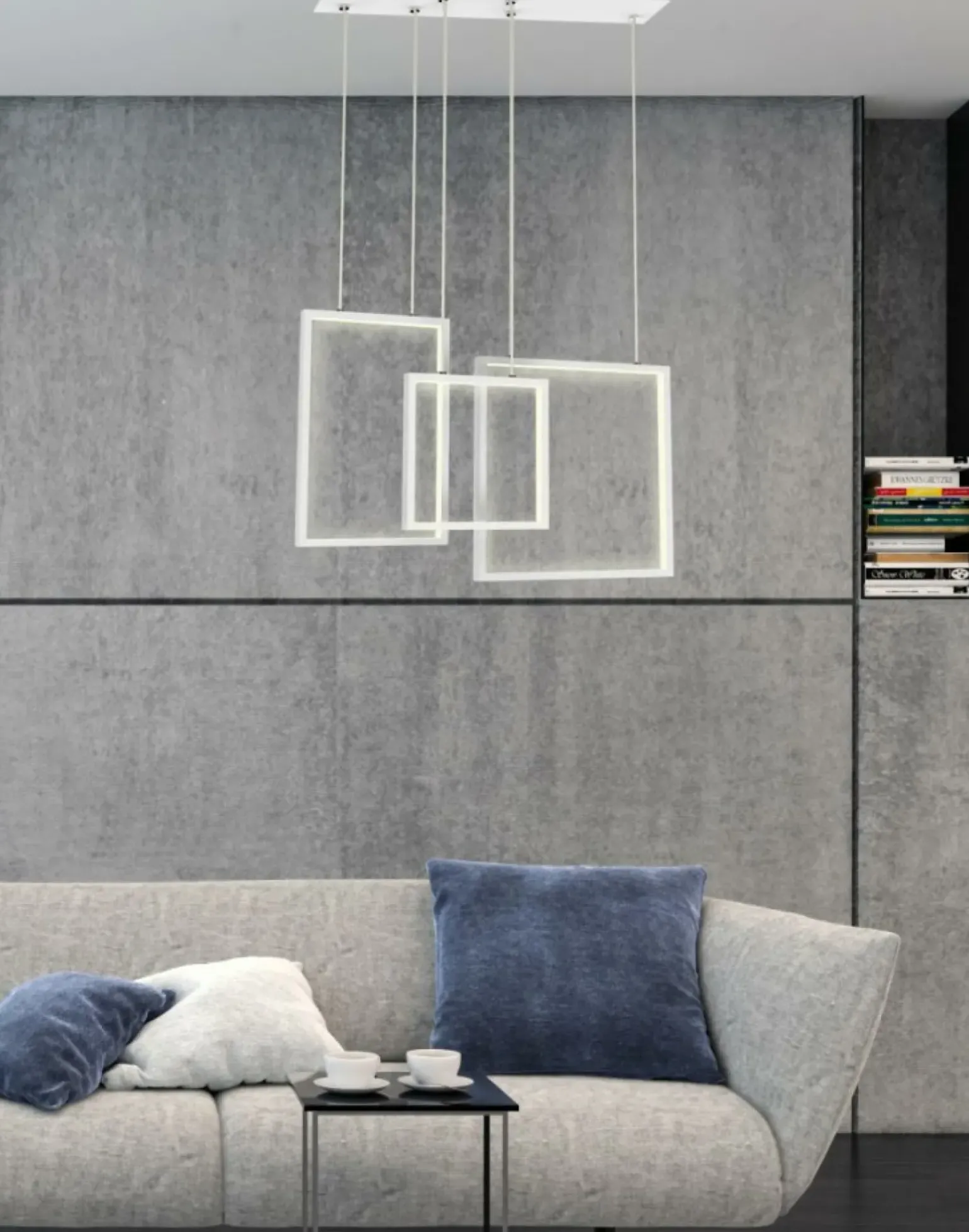 Best Ledowa, geometryczna lampa wisząca A0026-330 KEOS | Kaja Oświetlenie Żyrandole Nowoczesne