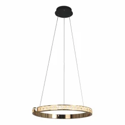 Shop Ledowa, kryształowa obręcz wisząca MD4996-1-3GBD MURIEL | Kaja Żyrandole Nowoczesne