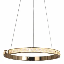 Shop Ledowa, kryształowa obręcz wisząca MD4996-1-3GBD MURIEL | Kaja Żyrandole Nowoczesne