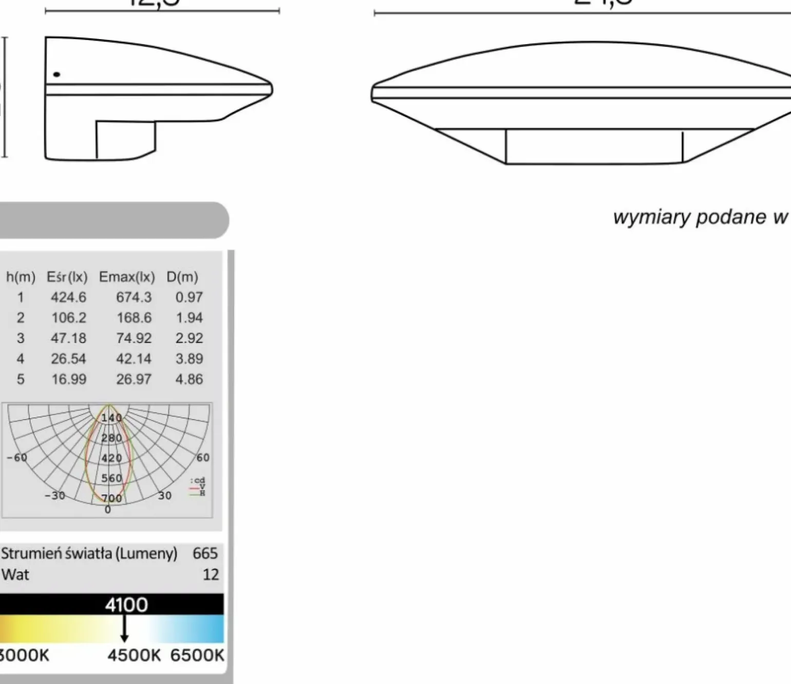 Sklep Kaja Ledowa lampa ścienna, ciepła barwa światła 91303-LED z serii UFO | Kaja Oświetle