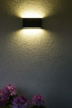 Sklep Kaja Ledowa lampa ścienna, dwukierunkowa M1016 BL z serii SLIM | Kaja Oświetlenie