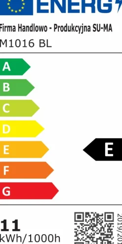 Sklep Kaja Ledowa lampa ścienna, dwukierunkowa M1016 BL z serii SLIM | Kaja Oświetlenie