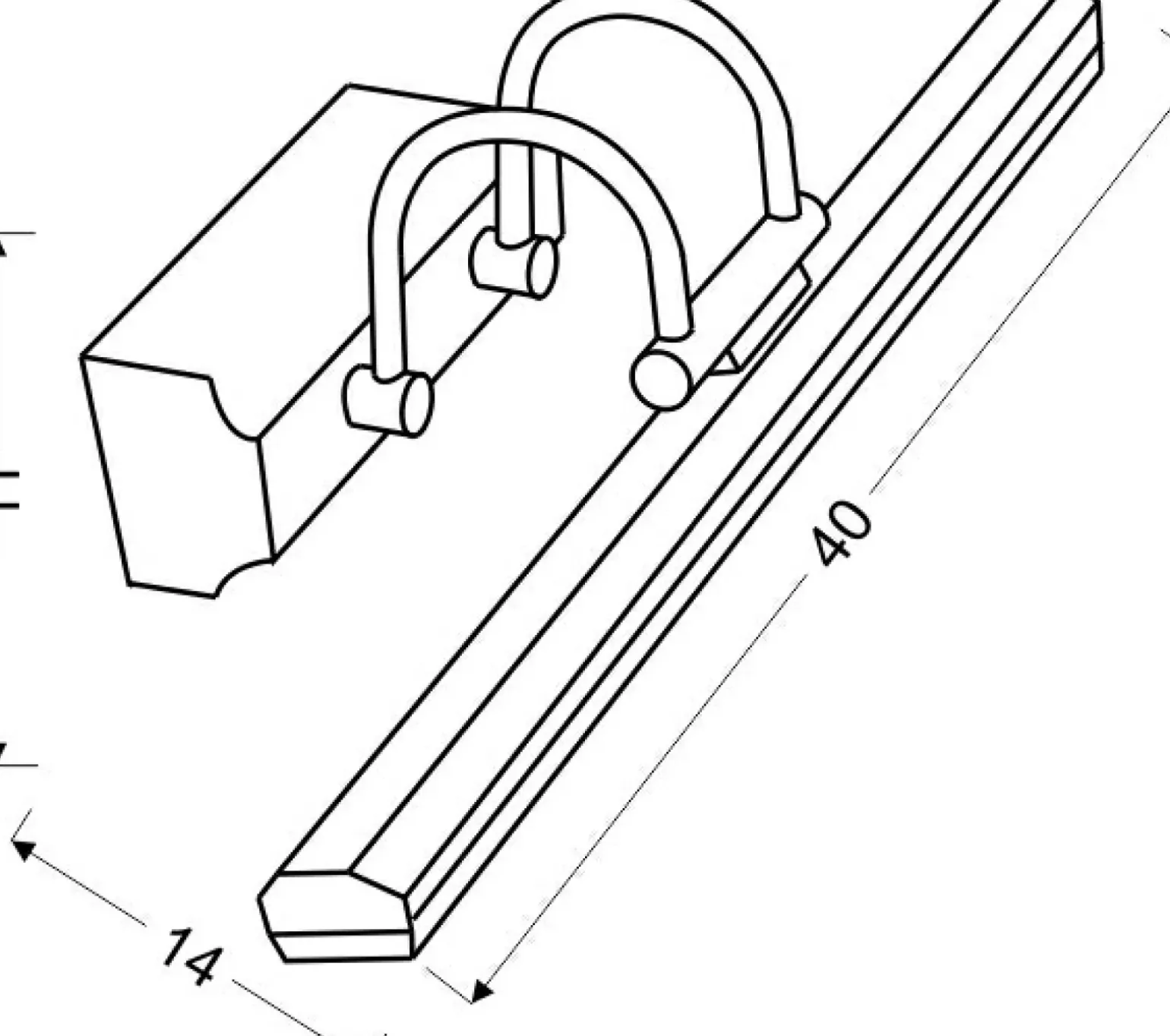 Sklep Kaja Ledowa lampa ścienna nad lustro 20-32591 GIZEL | Kaja Oświetlenie