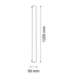 Sklep Kaja Ledowa lampa ścienna w formie listwy 120cm 3000K ANT 4015 HOSO | Kaja