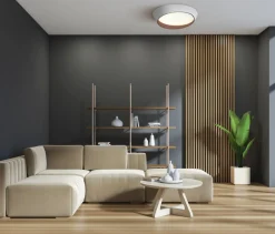 Sklep Kaja Ledowa lampa do sypialni ⌀50cm PLF-83748-65W-3K LUCANO | Kaja