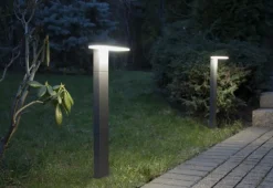 Sklep Kaja Ledowa lampa elewacyjna, nowoczesna 17601 DG z serii FLER | Kaja Oświetlenie