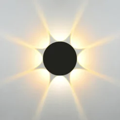 Sklep Kaja Ledowa lampa elewacyjna na taras 3000K ⌀16cm OWL-6031-8-3K MACBA