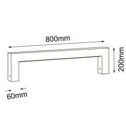 Sklep Kaja Ledowa lampa ogrodowa stojąca 20cm 3000K ANT 9938 TAKETA | Kaja