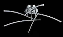 Cheap Ledowa lampa sufitowa, chromowa MOD212-05-N z serii PLUTO Żyrandole Nowoczesne