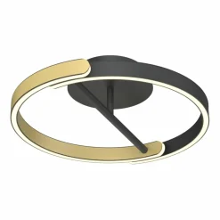 Sklep Kaja Ledowa lampa sufitowa, okrąg do sypialni MX4417-1S-3BGD LINOS | Kaja